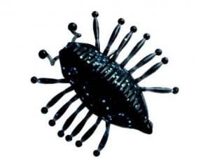 GUMA MAGIC ILLEX WOODLOUSE  BLACK W BLUE 30 MM