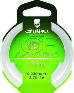 FLUOROCARBON GUNKI ICE 0,220MM 3,58KG 25M