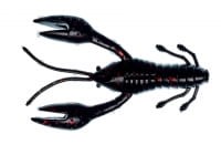GUMA GUNKI HOURRA CRAW BLACK RED FLAKE 7,5 CM