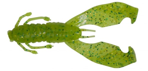 GUMA GUNKI BOOGIE CRAW LIME CHART 7,5 CM