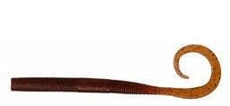 GUMA  GUNKI CEEL WORM  BROWN OIL RED FLAKE 10 CM