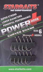 HACZYKI STARBAITS POWER HOOK CURVED SHANK NR 6