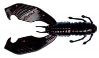 GUMA GUNKI BOOGIE CRAW BLACK RED FLK 7,5 CM