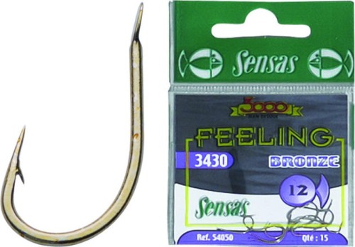 HACZYKI SENSAS 3430 FEELING BRONZE  NR 10 SZT 10