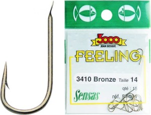 HACZYKI SENSAS 3410  FEELING  BRONZE  NR 17 SZT 15