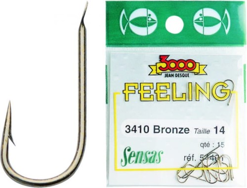 HACZYKI SENSAS 3410  FEELING  BRONZE  NR 17 SZT 15