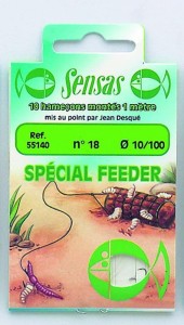 HACZYKI SENSAS SPECIAL FEEDER Z PRZYPONEM  NR 16 MM 0,18 SZT 10