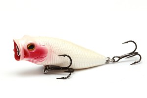 WOBLER DAM EFFZETT FINESSE BABY POPPER  RED HEAD 35 MM