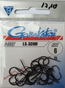 HACZYKI GAMAKATSU BLACK LS-3310F NR 8  SZT 25
