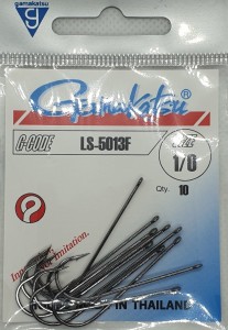 HACZYKI GAMAKATSU  BLACK LS-5013F NR 1/0 SZT 10