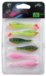 GUMA FOX RAGE ULTRA UV MINIFRY COLOUR MIXED ZESTAW 7 CM 6 SZT.