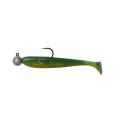 GUMA DAM EFFZETT GREEDY SHAD  LEMON LIME  ZBROJONA 10 CM 10 GR