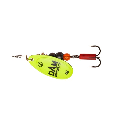 BŁYSTKA OBROTOWA DAM EFFZETT FLUO SPINNER 3GR 1 YELLOW