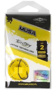 HACZYKI MIKADO TERRITORY POKRYTE TEFLONEM MUSA NR 2 SZT 10