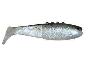 GUMA DRAGON RENO KILLER 6CM  PEARL BS/BLACK SILVER GLITTER