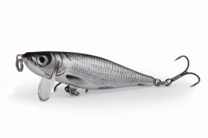 WOBLER SALMO THRILL 6 BLACK METALIC SINKING  5 CM 6,5 GR