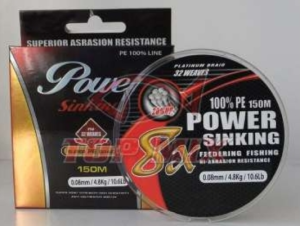 PLECIONKA TOP MIX FEEDER 8X POWER SINKING 150 M 0,10 MM 6 KG