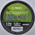 ŻYŁKA CTEC SEDIMENT MONO BROWN O,25 MM 1000 M 5,3 KG