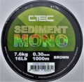 ŻYŁKA CTEC SEDIMENT MONO BROWN 0,30 MM 1000 M 7,6 KG