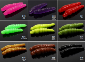 PRZYNĘTA SZTUCZNA LIBRA LURES LARGO SLIM 34 MM KOLOR 040 BLACK - SŁOIK