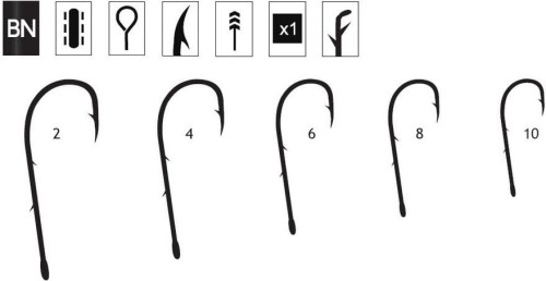 HACZYKI TITANIUM LONG STRAP NR 2 10SZT