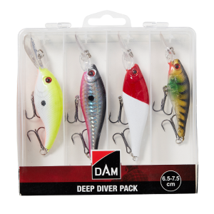 ZESTAW WOBLERÓW DAM DEPP DIVER PACK BOX 6.6-7.5CM SZT 4