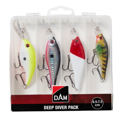 ZESTAW WOBLERÓW DAM DEPP DIVER PACK BOX 6.6-7.5CM SZT 4