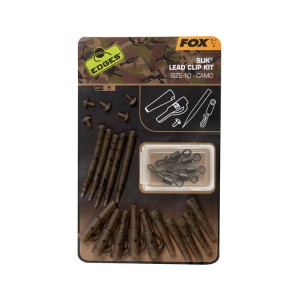 ZESTAW FOX SLIK LEAD CLIP CAMO SIZE 10