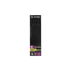 PRZYPON MATRIX MXC-1 POLE RIGS 0,125MM 1,4KG SIZE 18