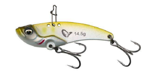SAVAGE GEAR CYKADA VIB BLADE 4.5CM 8.5G SINKING GREEN SILVER AYU