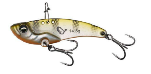 SG CYKADA VIB BLADE OLIVE SILVER STRIPES 5,5cm 14g