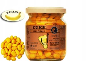KUKURYDZA CUKK SUCHA SŁOIK 125G BANAN