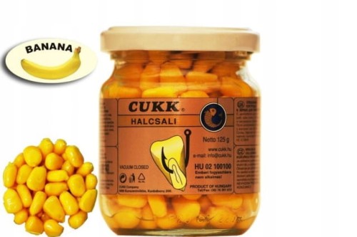 KUKURYDZA CUKK SUCHA SŁOIK 125G BANAN
