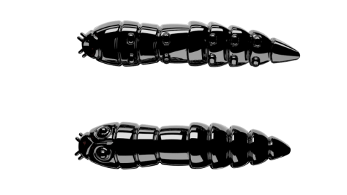 PRZYNĘTA SZTUCZNA LIBRA LURES KUKOLKA 42 MM KOLOR 040 BLACK - SŁOIK