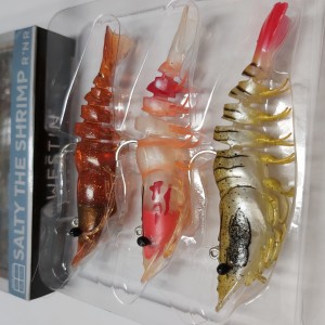 GUMA WESTIN SALTY THE SHRIMP R'N R 18G 10CM MIX KOLORÓW 3PCS