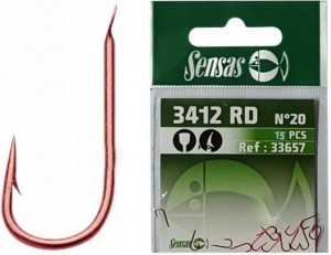 HACZYKI SENSAS 3412 ROUGE #16 15SZT