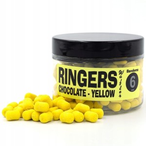WAFTERS RINGERS YELLOW CHOCOLATE 6MM