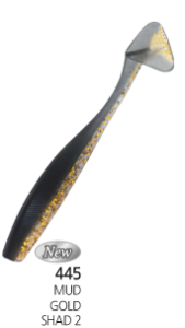 GUMA DAMIKI JUMBLE SHAD 445 MUD GOLD SHAD