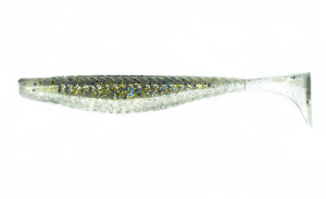 GUMA DAMIKI ARMOR SHAD 4` PADDLE TAIL PURE GILL