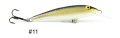 WOBLER SIEK UKLEJA IGŁA 6CM #11 3G TONĄCY
