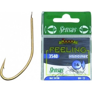 HACZYKI SENSAS 3540 BRONZE ROZ.18 SZT15