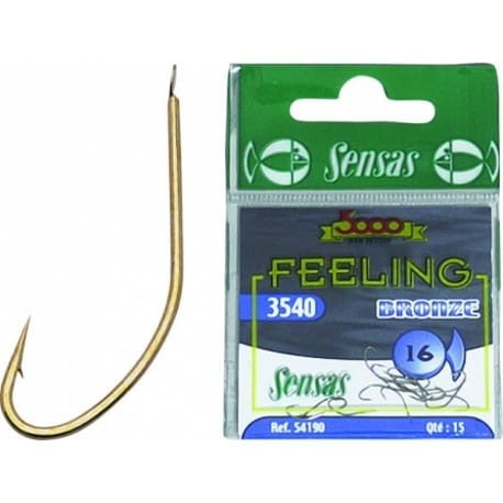 HACZYKI SENSAS 3540 BRONZE ROZ.18 SZT15