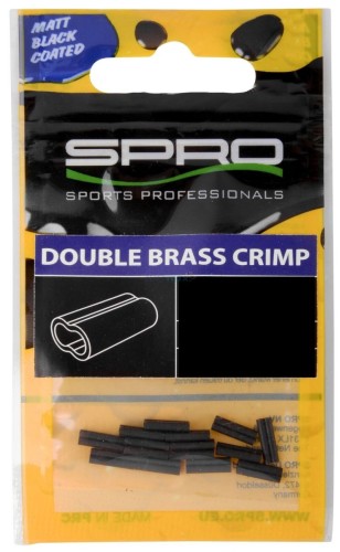 TULEJKI ZACISKOWE SPRO DOUBLE BRASS CRIMP 1,2x2,6x8,0 17SZT