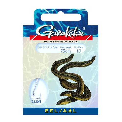 HACZYKI GAMAKATSU Z PRZYPOEM 3120N EEL#2 0.35 75CM