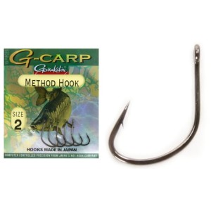 HACZYKI GAMAKATSU G-CARP METHOD HOOKS BLACK NR8 SZT10