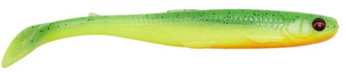 GUMA SAVAGE GEAR SLENDER SCOOP SHAD 9CM 4G GREEN YELLOW