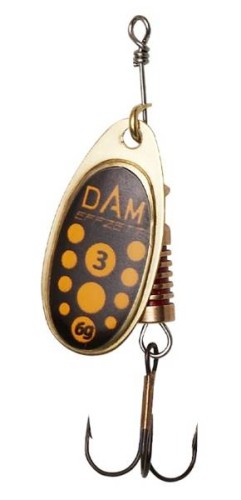 BŁYSTKA DAM STANDARD SPINNER #4 10G SINKING BLACKY