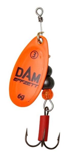 BŁYSTKA DAM FLUO SPINNER #3/6G ORANGE