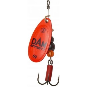 BŁYSTKA DAM FLUO SPINNER #4 10G SINKING RED