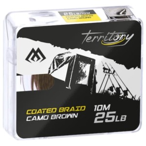 PLECIONKA MIKADO W OTULINIE COATED BRAID CAMO BROWN 35 LB 10 M